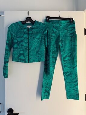 ALEXIS snake skin set - XS like NEW!